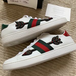 GUCCI | Ace Embroidered Sneakers
